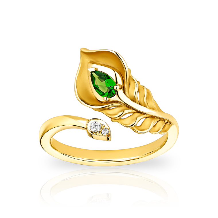 Mistral Mini Ring Gelbgold