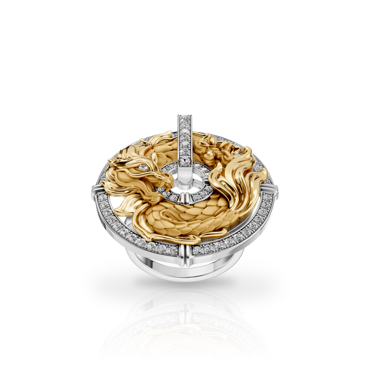 Ring New Shanghai Medium Pavé