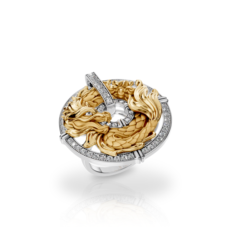 Ring New Shanghai Medium Pavé