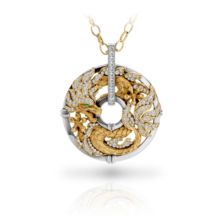 Halskette New Shanghai Maxi Pave