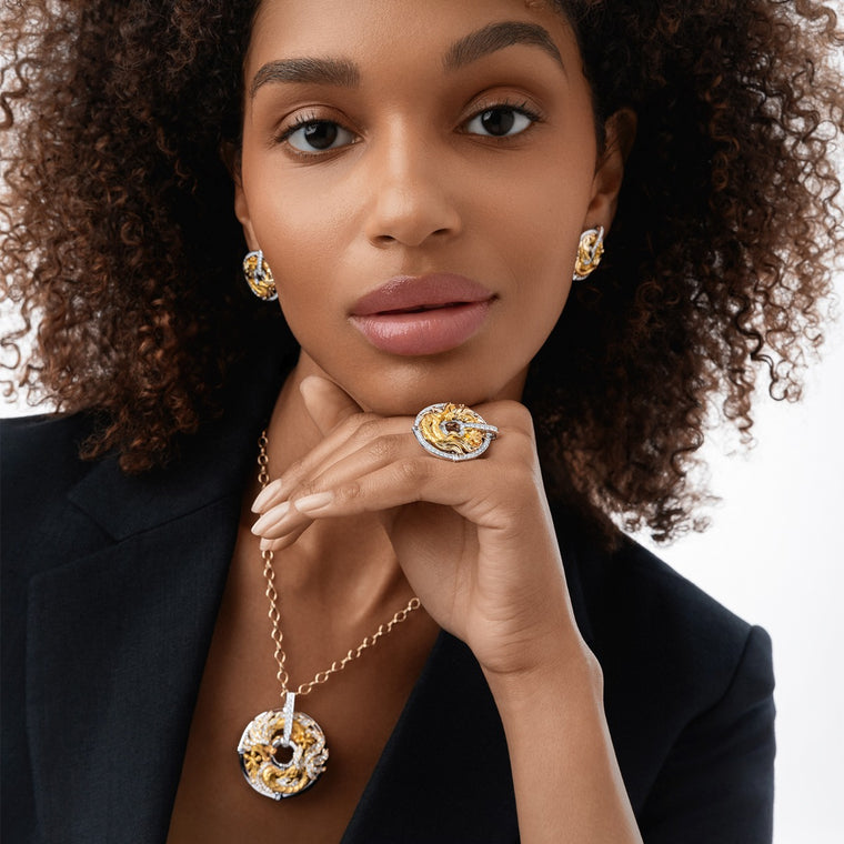 Halskette New Shanghai Maxi Pave