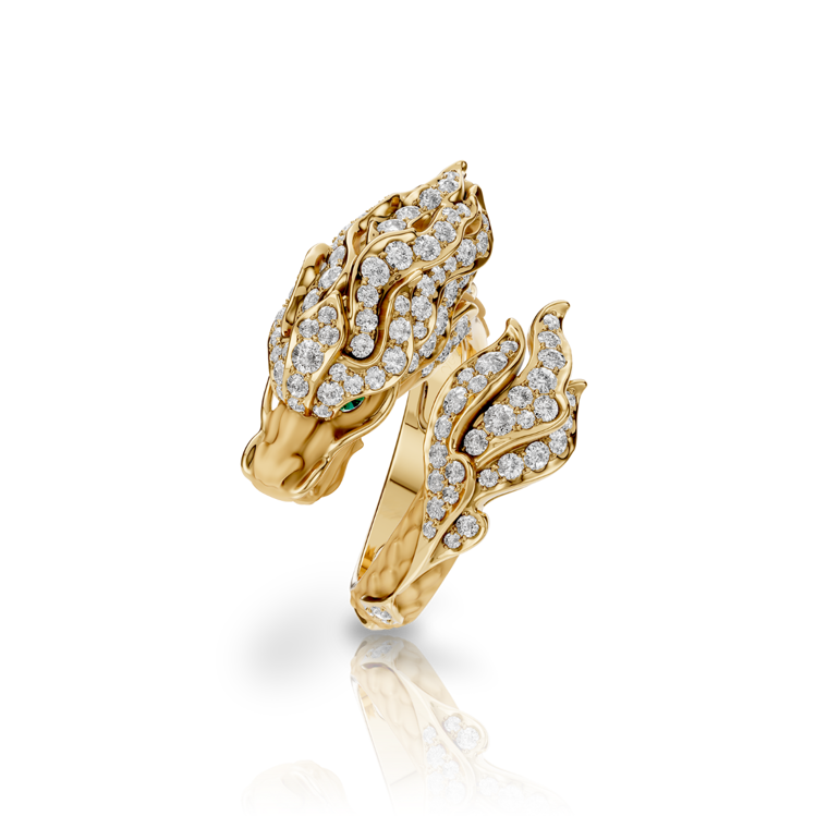 Ring New Shanghai Maxi Pave