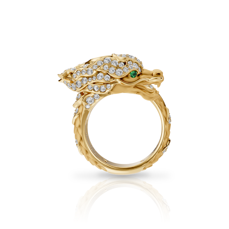Ring New Shanghai Maxi Pave