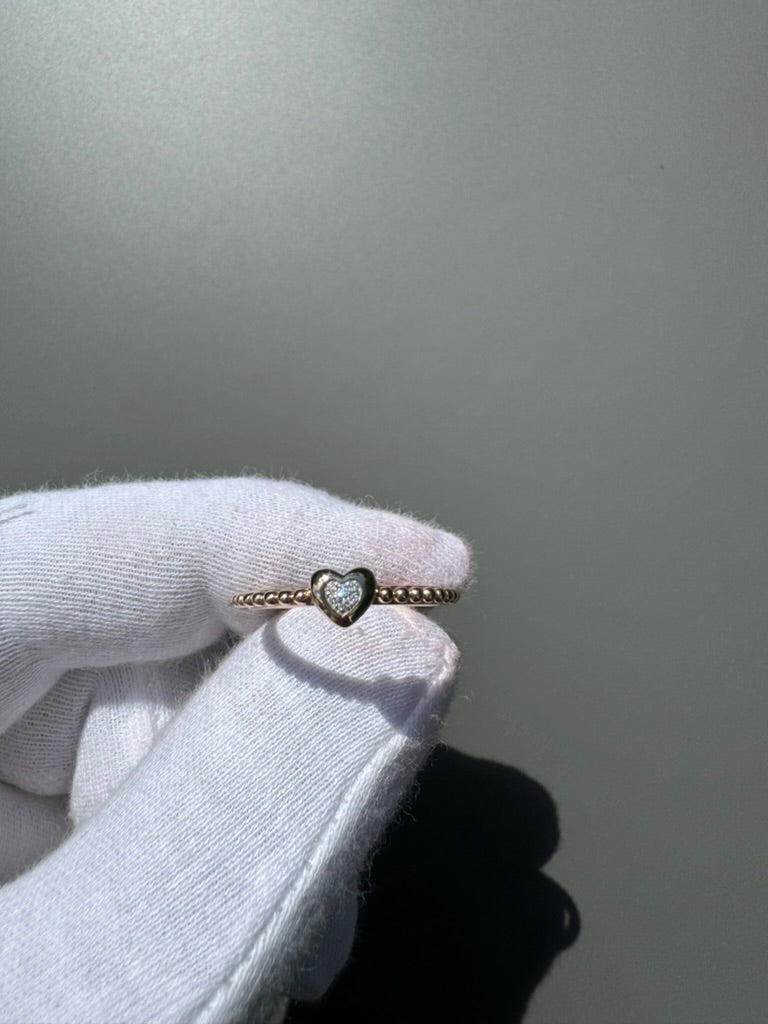 Herznring Charlotte mit Diamanten