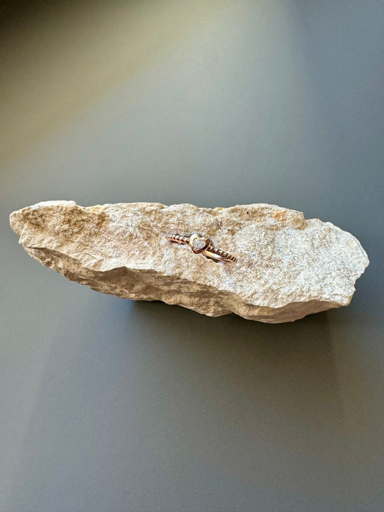 Herznring Charlotte mit Diamanten