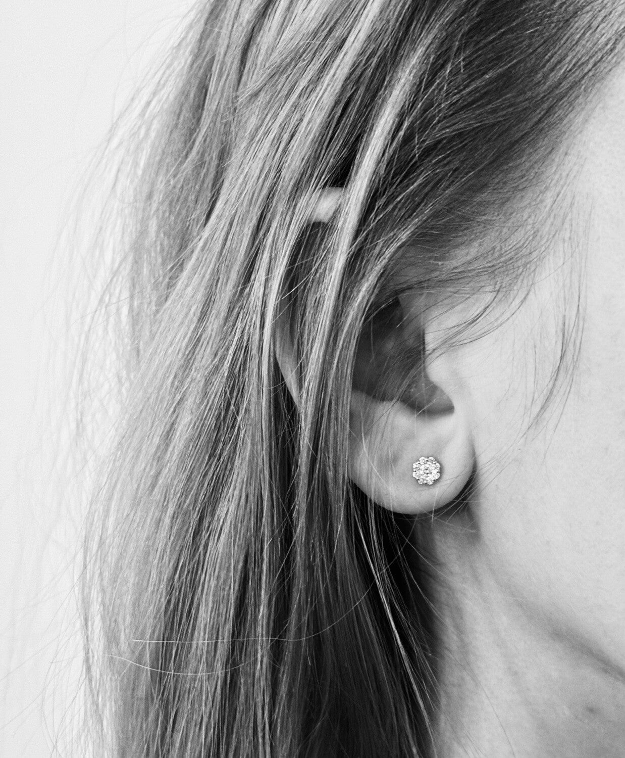 Ohrstecker Elsa mit Diamanten