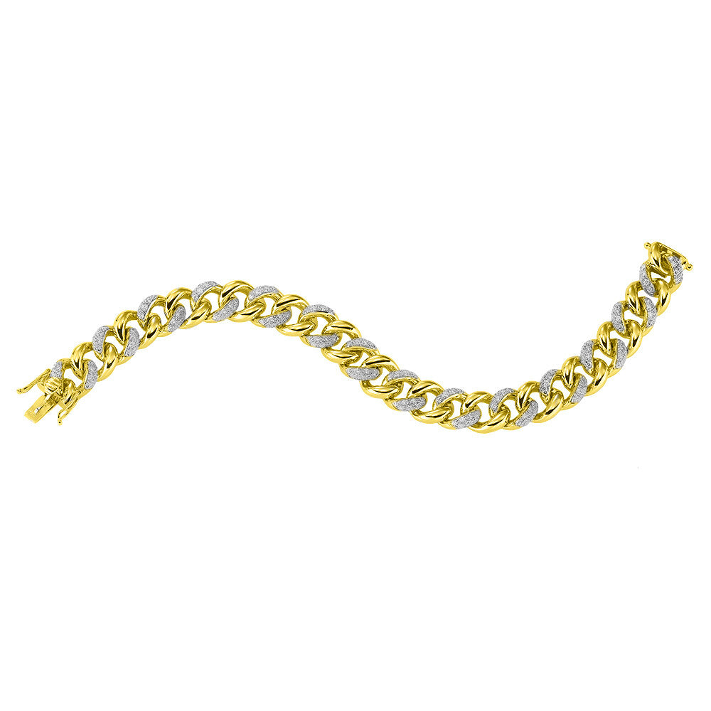 Panzerarmband mit Diamanten Lucia