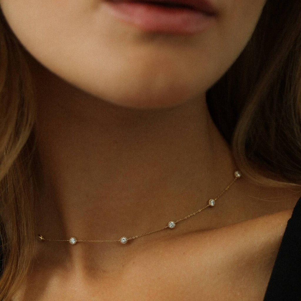 Halskette CESSI MULTI-STONES CHOKER