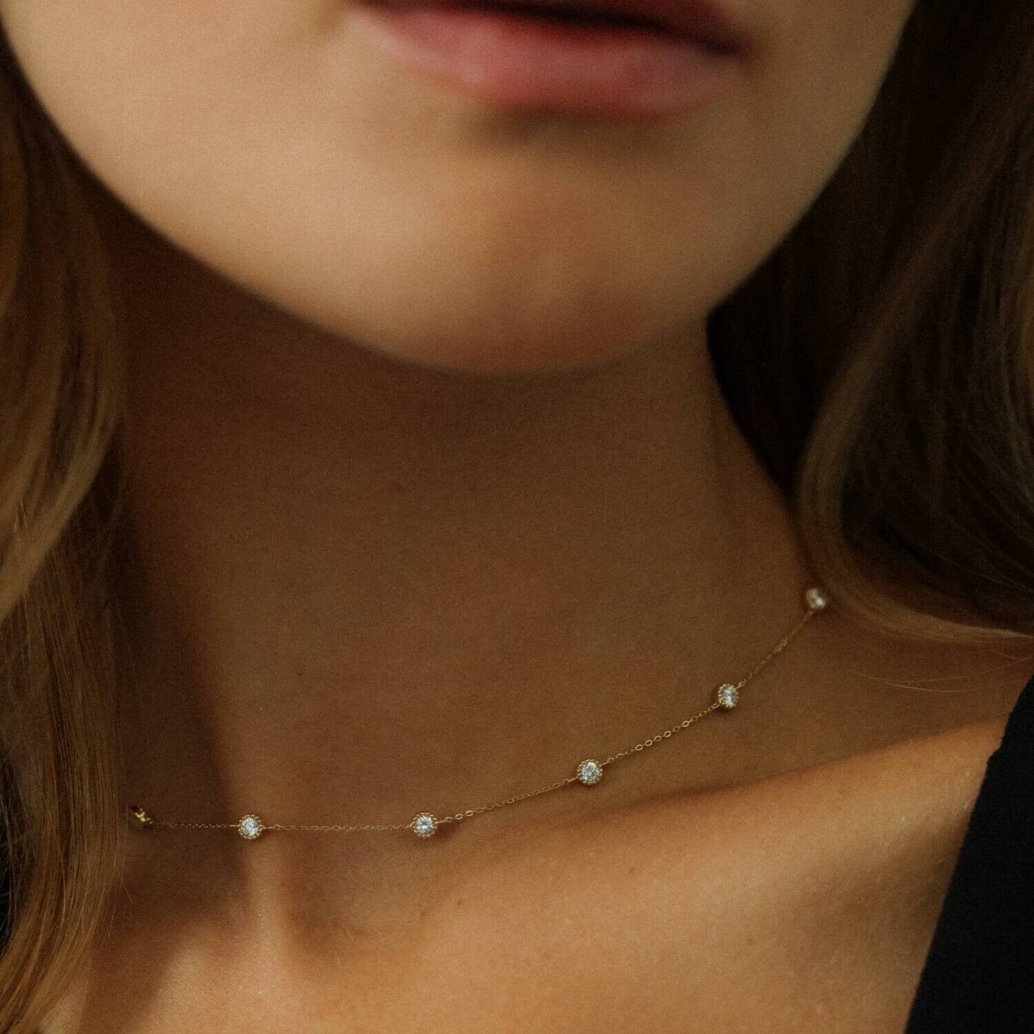 Halskette CESSI MULTI-STONES CHOKER