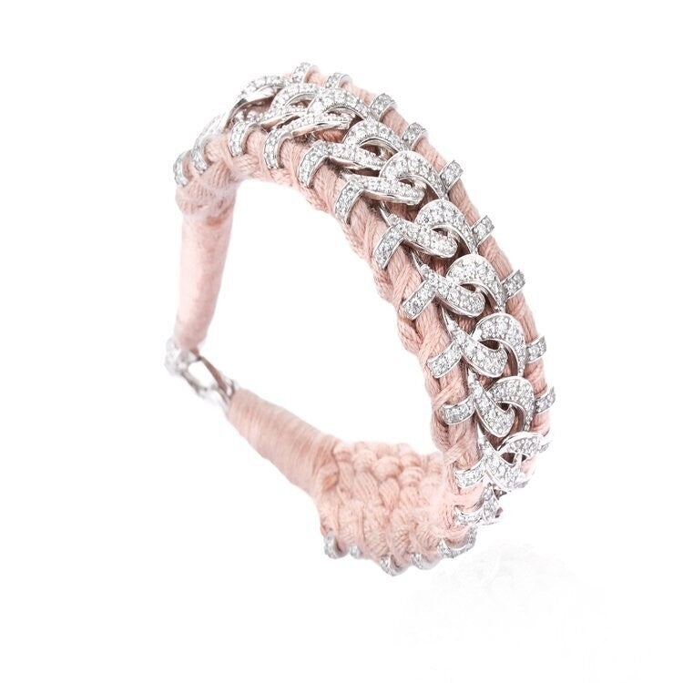 Baumwollarmband geflochten