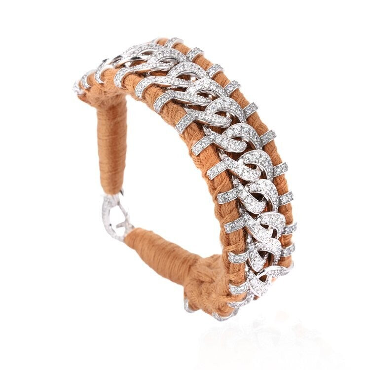 Baumwollarmband geflochten