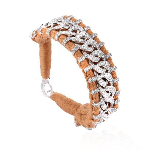 Baumwollarmband geflochten