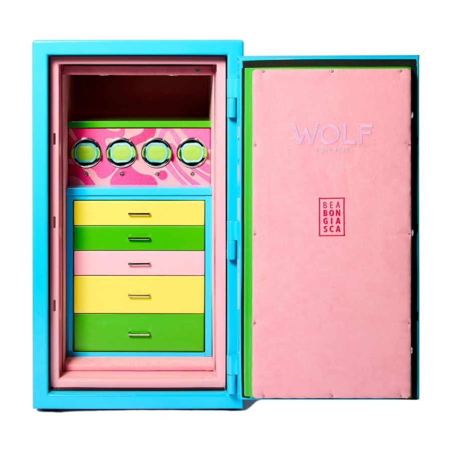 Bea Atlas 4-Piece Winder Tresor Blau