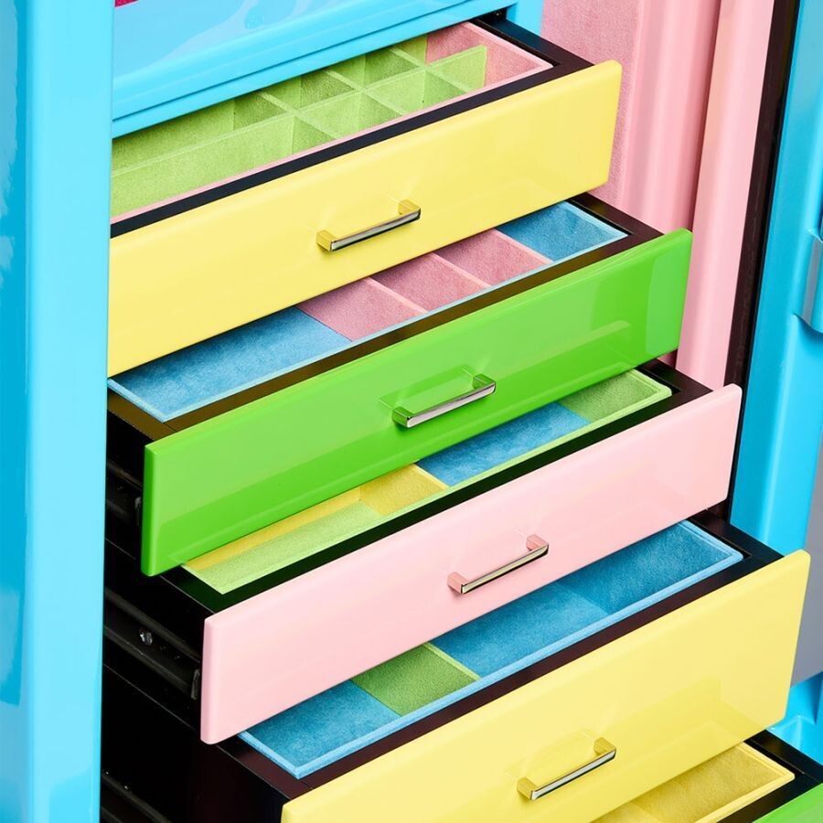 Bea Atlas 4-Piece Winder Tresor Blau