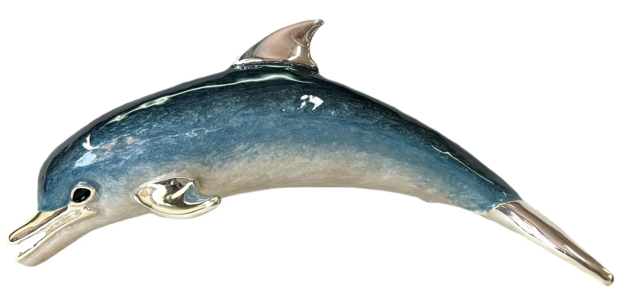 Delfin Silberfigur