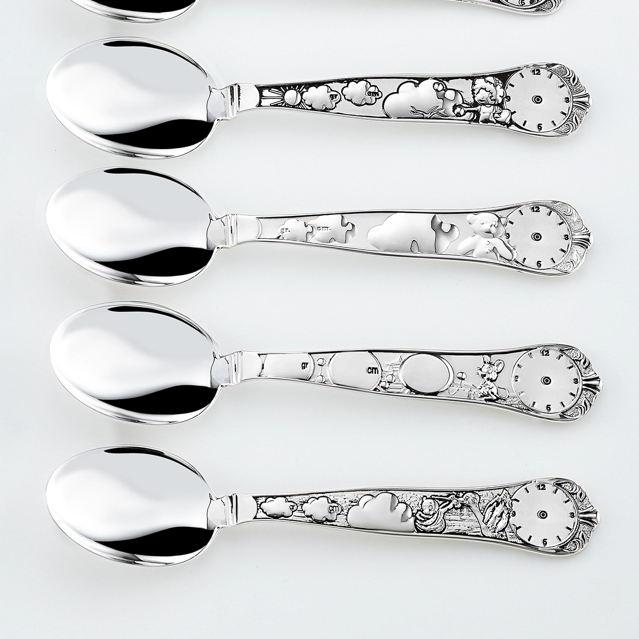 Babylöffel - Modell Kleines Küken und Uhr