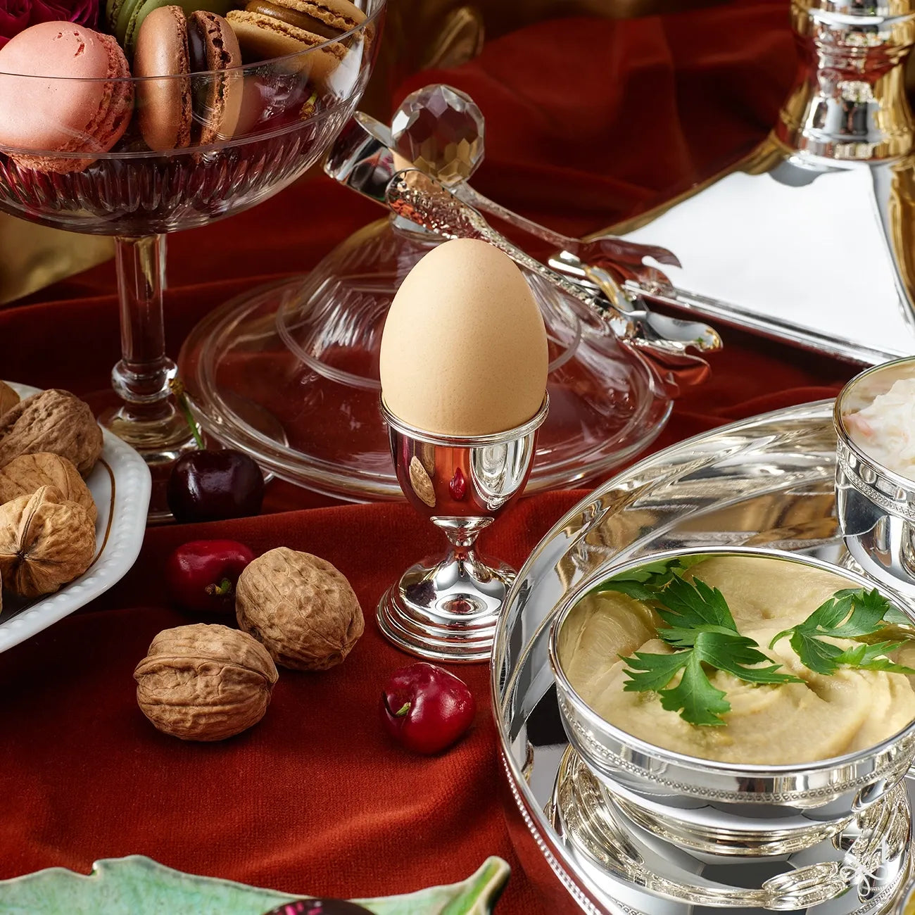 Eierbecher Model Inglese 925 Sterling Silber