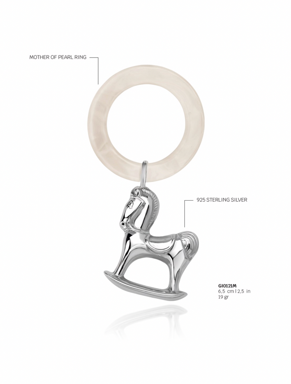 Baby-Rassel - Modell Pferd