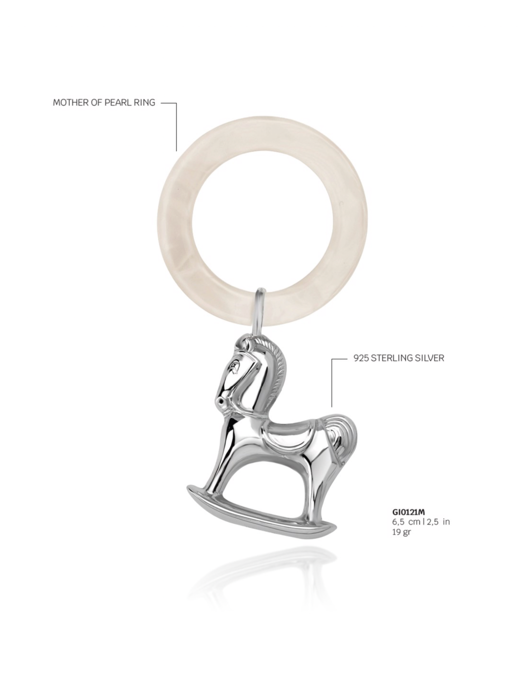 Baby-Rassel - Modell Pferd