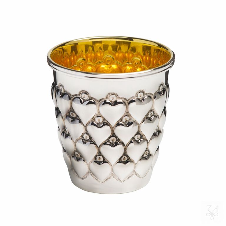 Becher "Bordato" - Herz, H. 6 cm