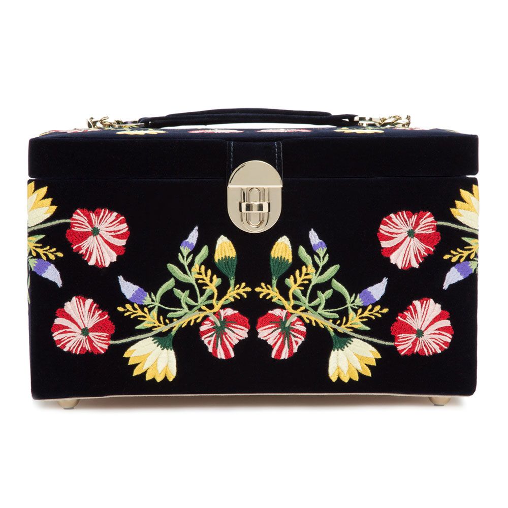 Zoe Medium Jewelry Box Indigo