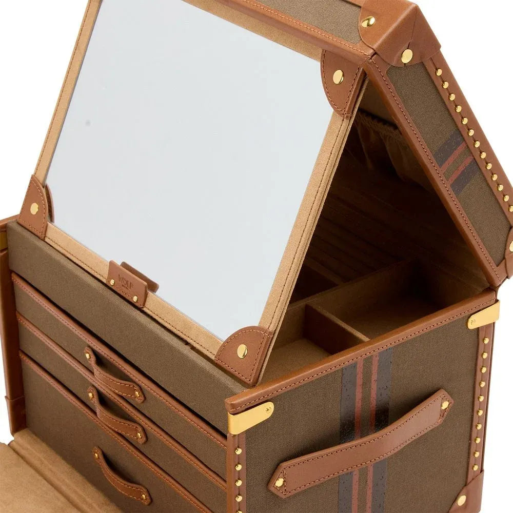 Ida Trunk Jewellery Box Khaki