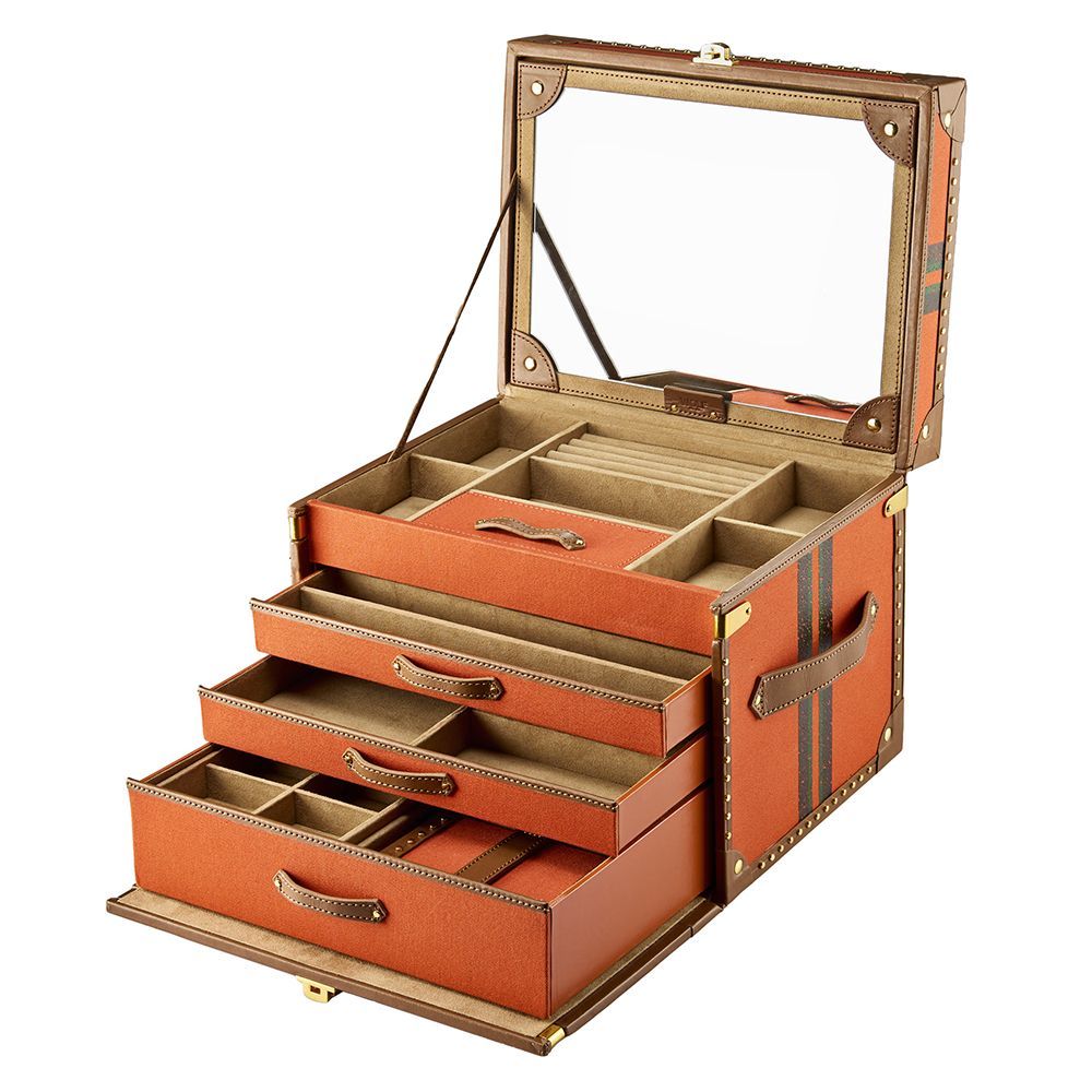Ida Trunk Schmuckschatulle Orange