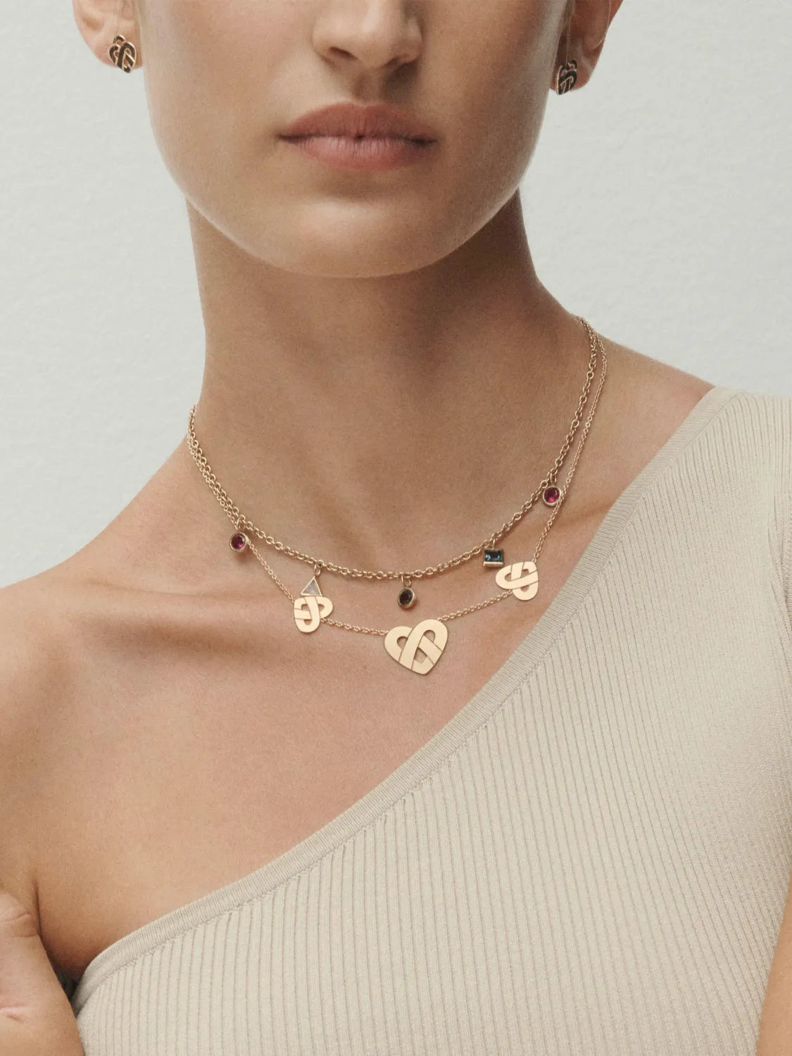COLLIER CŒUR ENTRELACÉ