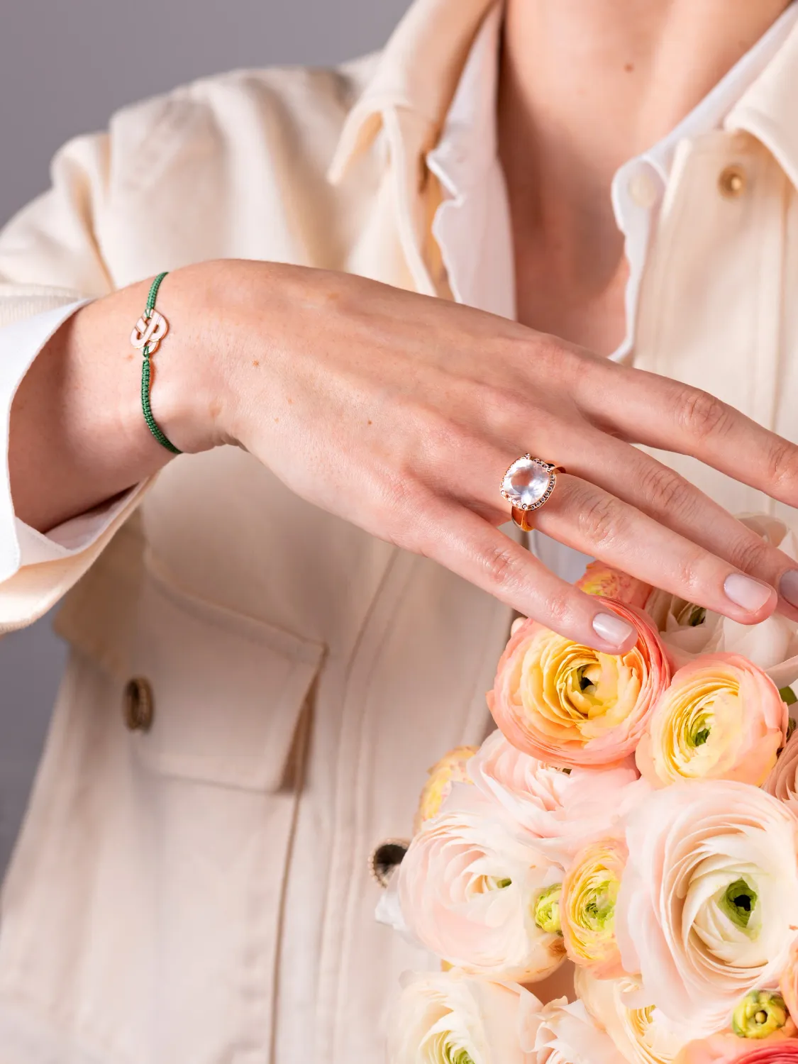 Armband CŒUR mit Emaille von Ladurée