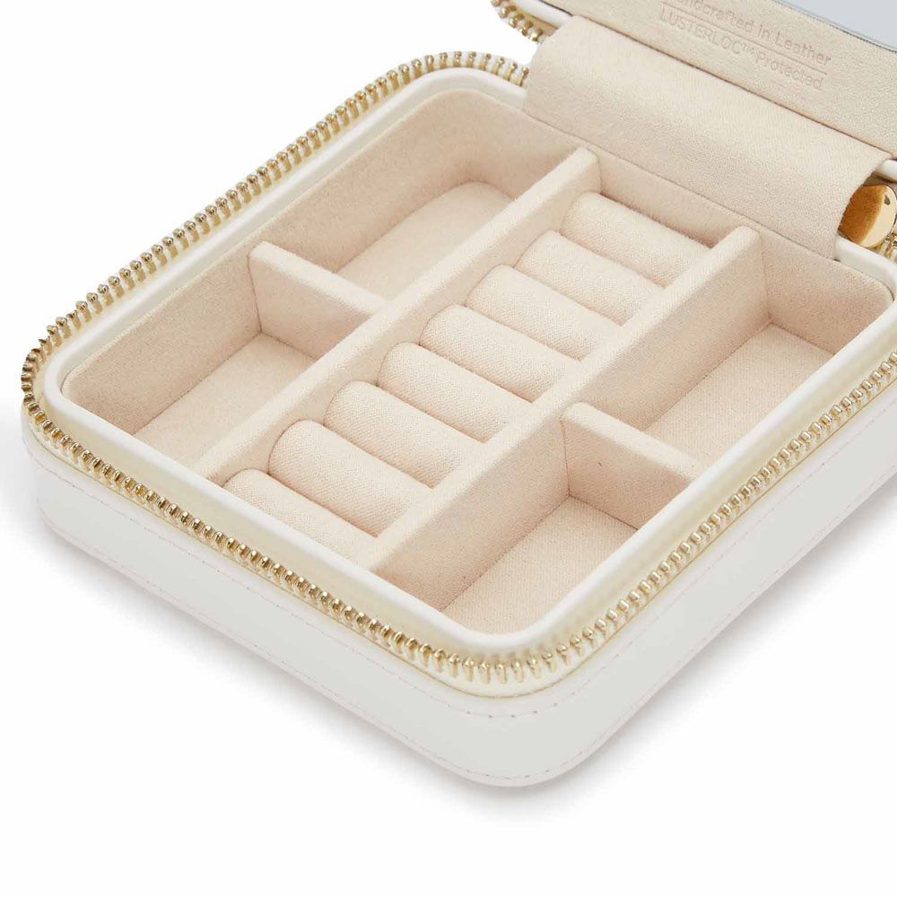 Maria Small Zip Case White