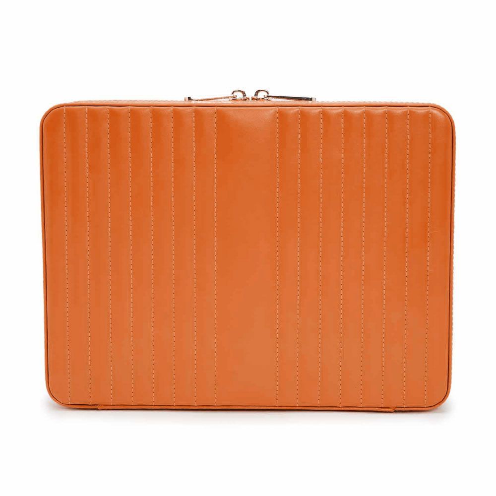 Maria Large Zip Case Tangerine