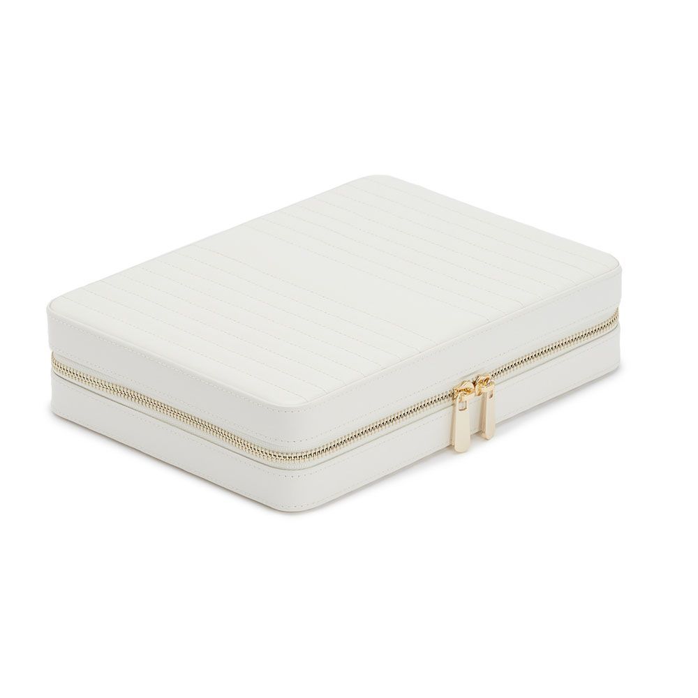 Maria Large Zip Case White
