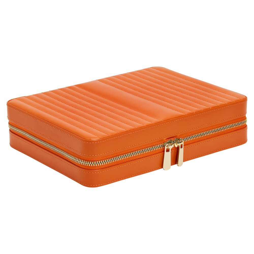 Maria Large Zip Case Tangerine