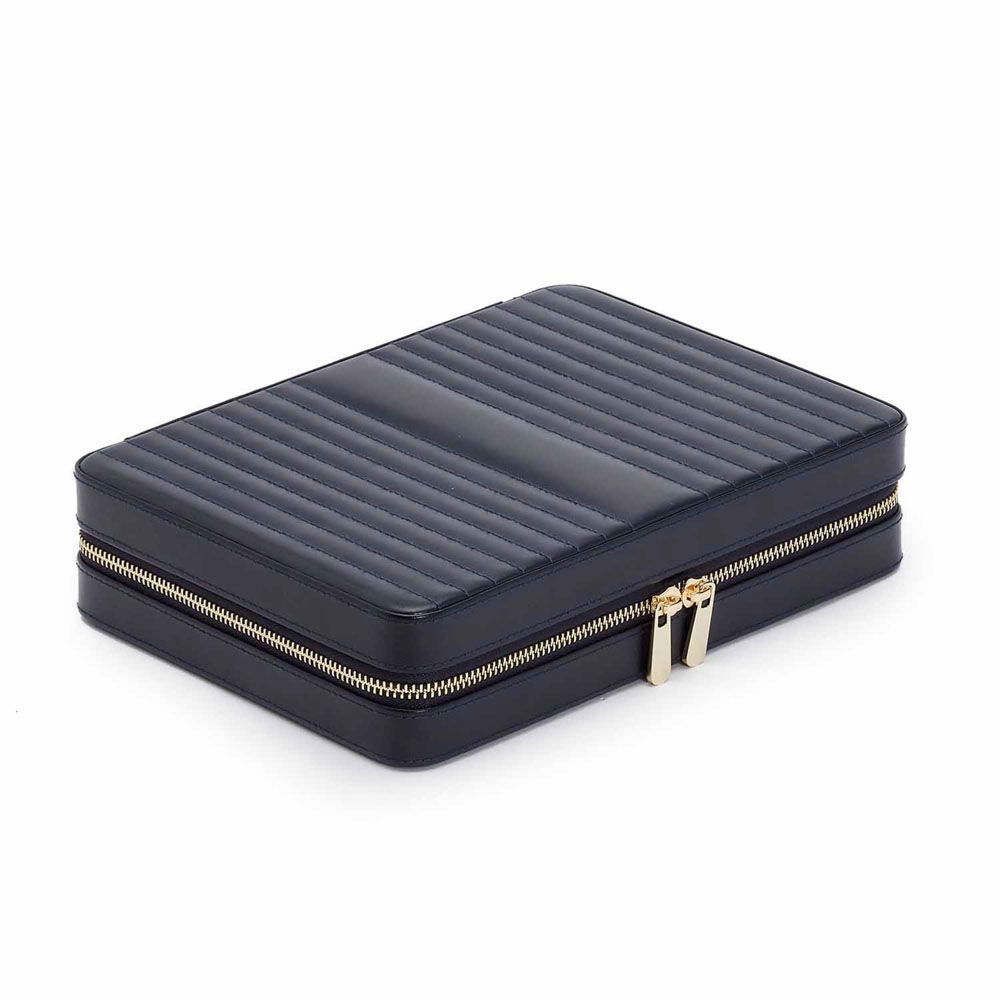 Maria Large Zip Case Navy