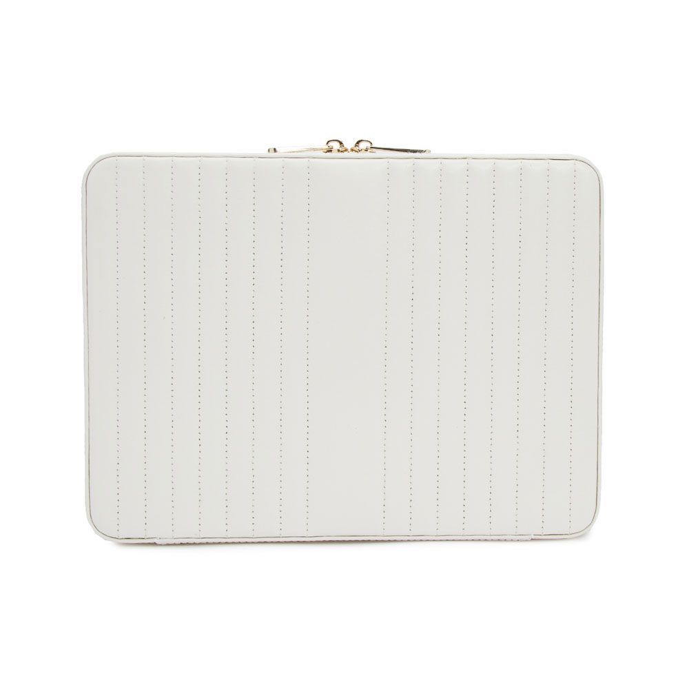Maria Large Zip Case White