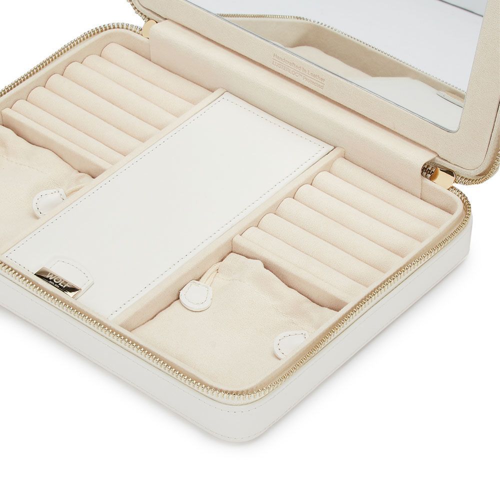 Maria Large Zip Case White