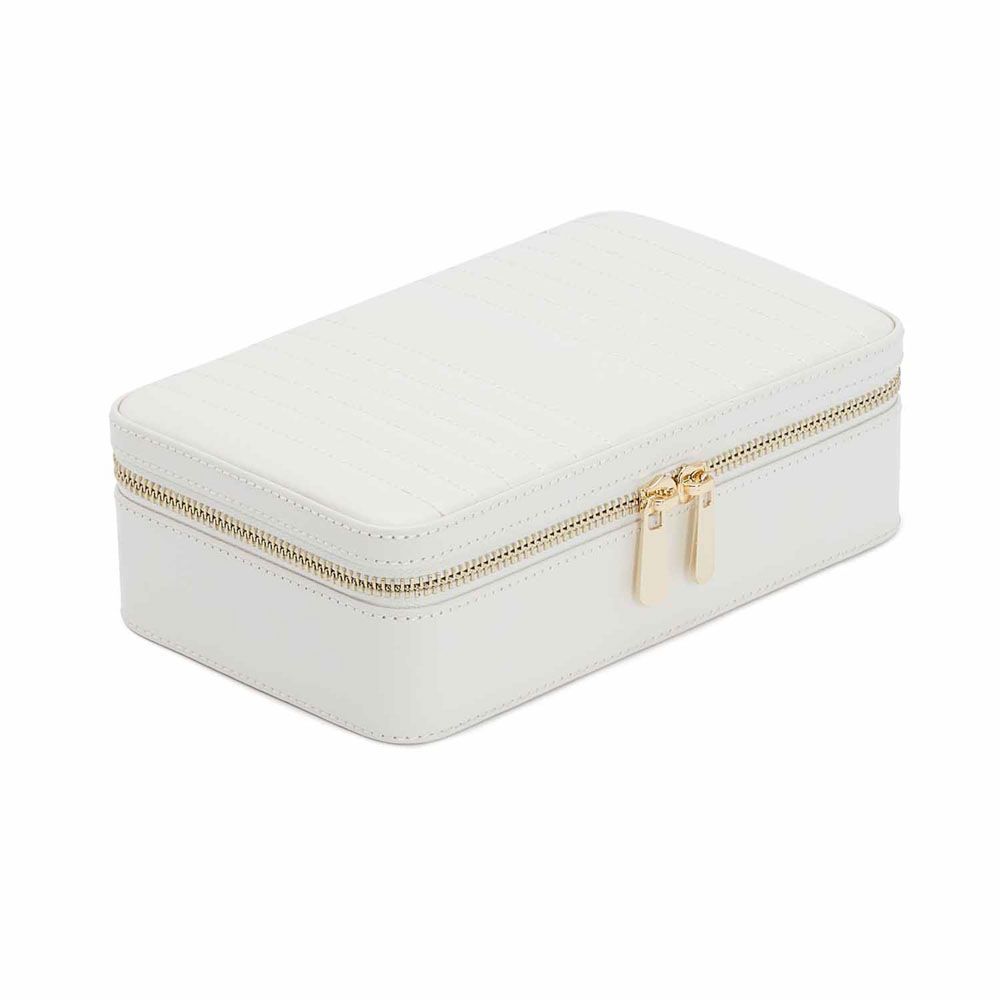 Maria Medium Zip Case White