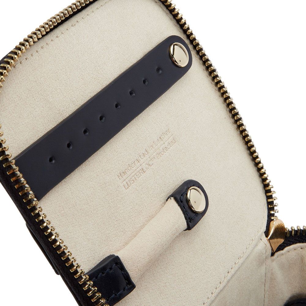 Maria Zip Jewelry Cube Navy