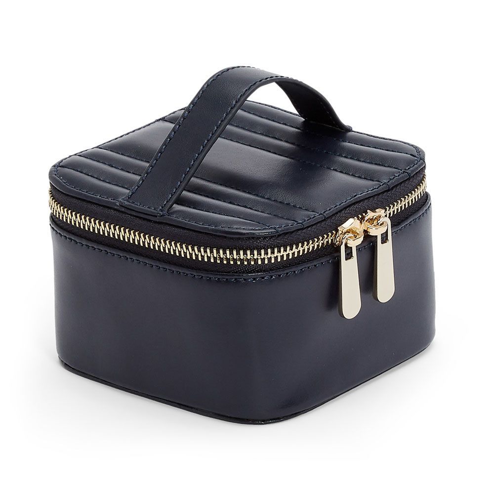 Maria Zip Jewelry Cube Navy