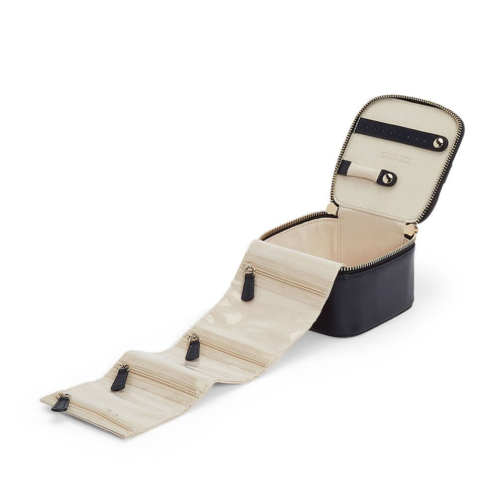 Maria Zip Jewelry Cube Navy