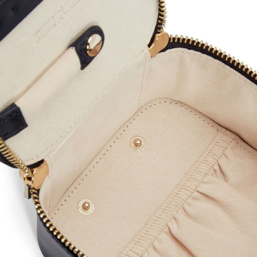 Maria Zip Jewelry Cube Navy