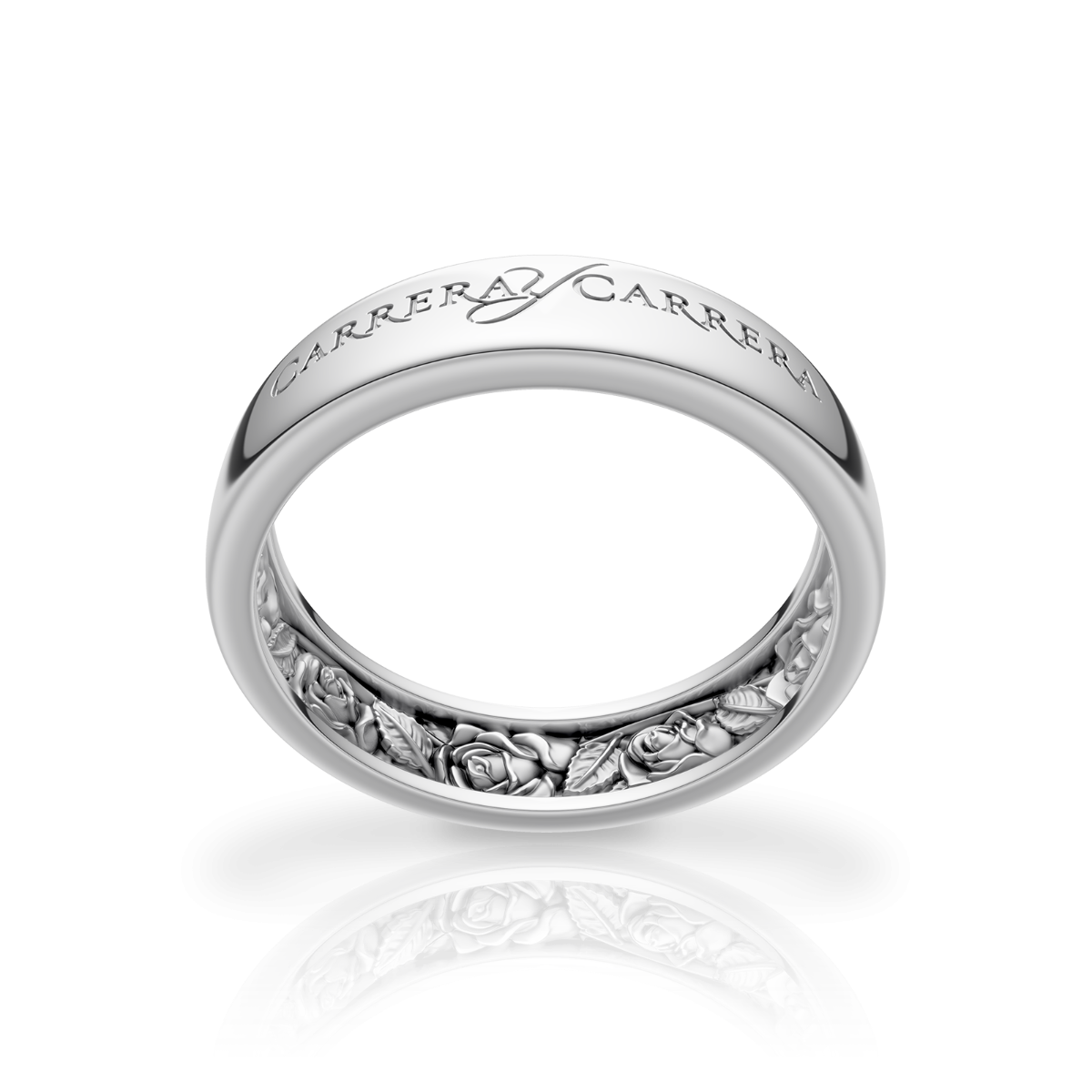 WEDDING RING BEAUTY INSIDE ROSES