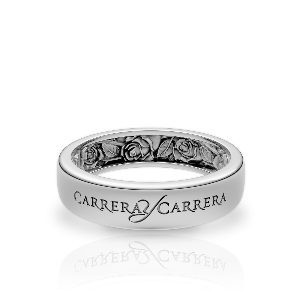 WEDDING RING BEAUTY INSIDE ROSES