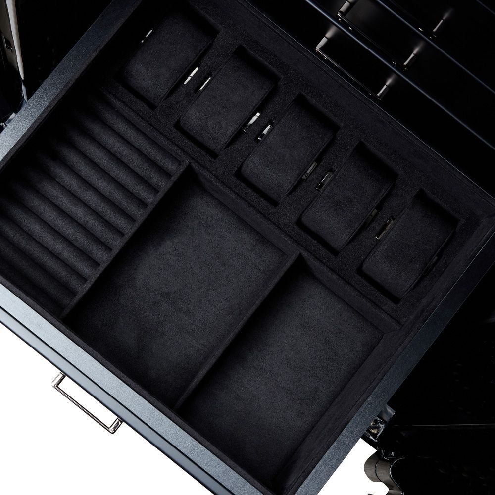 Atlas Tresor für Uhren und Schmuck Onyx/Gunmetal