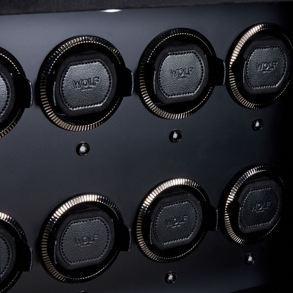 Atlas Tresor für Uhren und Schmuck Onyx/Gunmetal