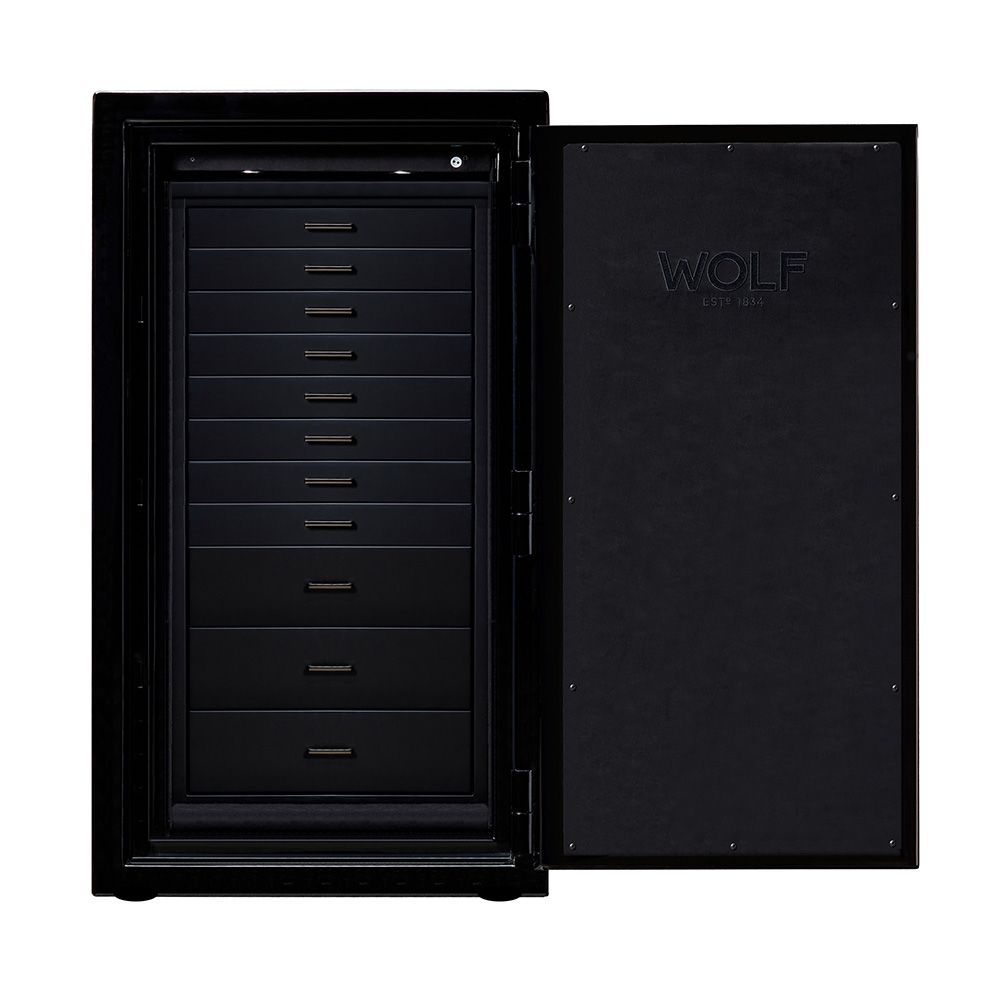 Atlas Tresor für Uhren und Schmuck Onyx/Gunmetal