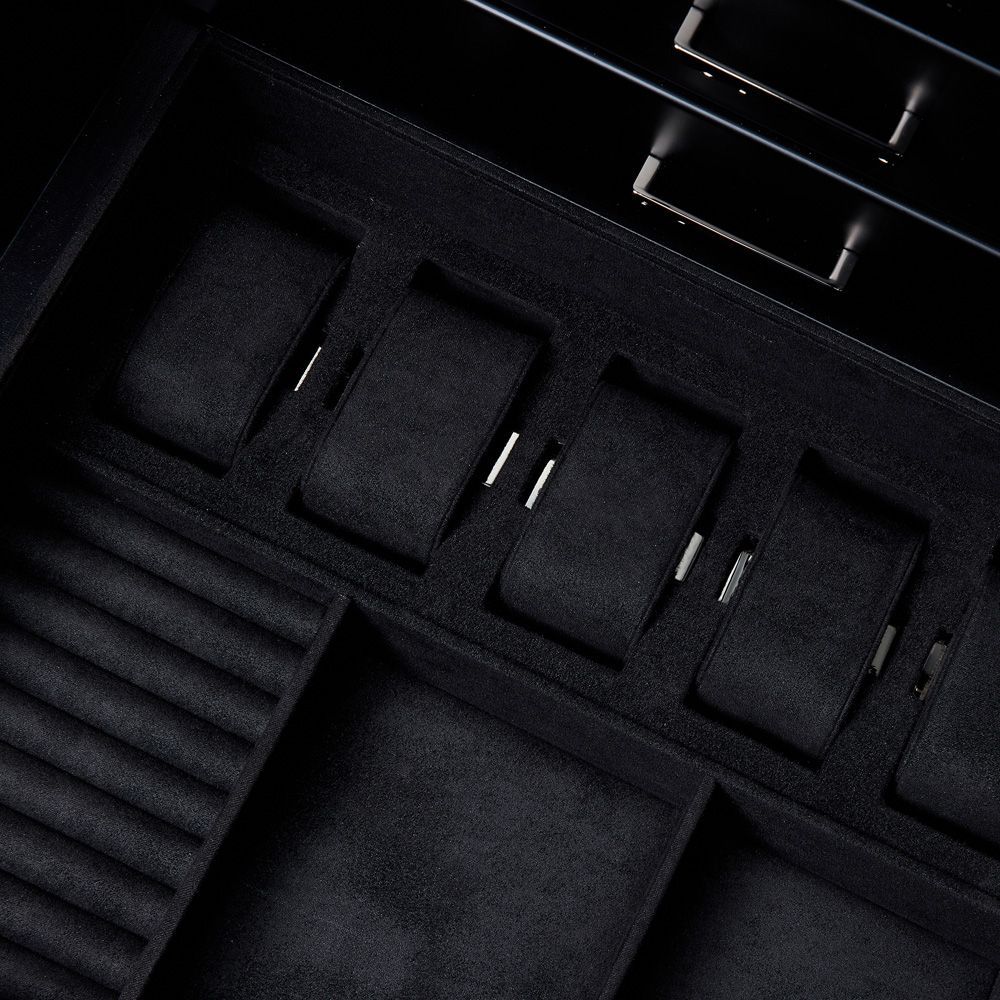 Atlas Tresor für Uhren und Schmuck Onyx/Gunmetal