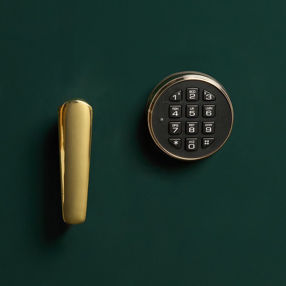 Atlas Tresor für Uhren und Schmuck Grün/Gold