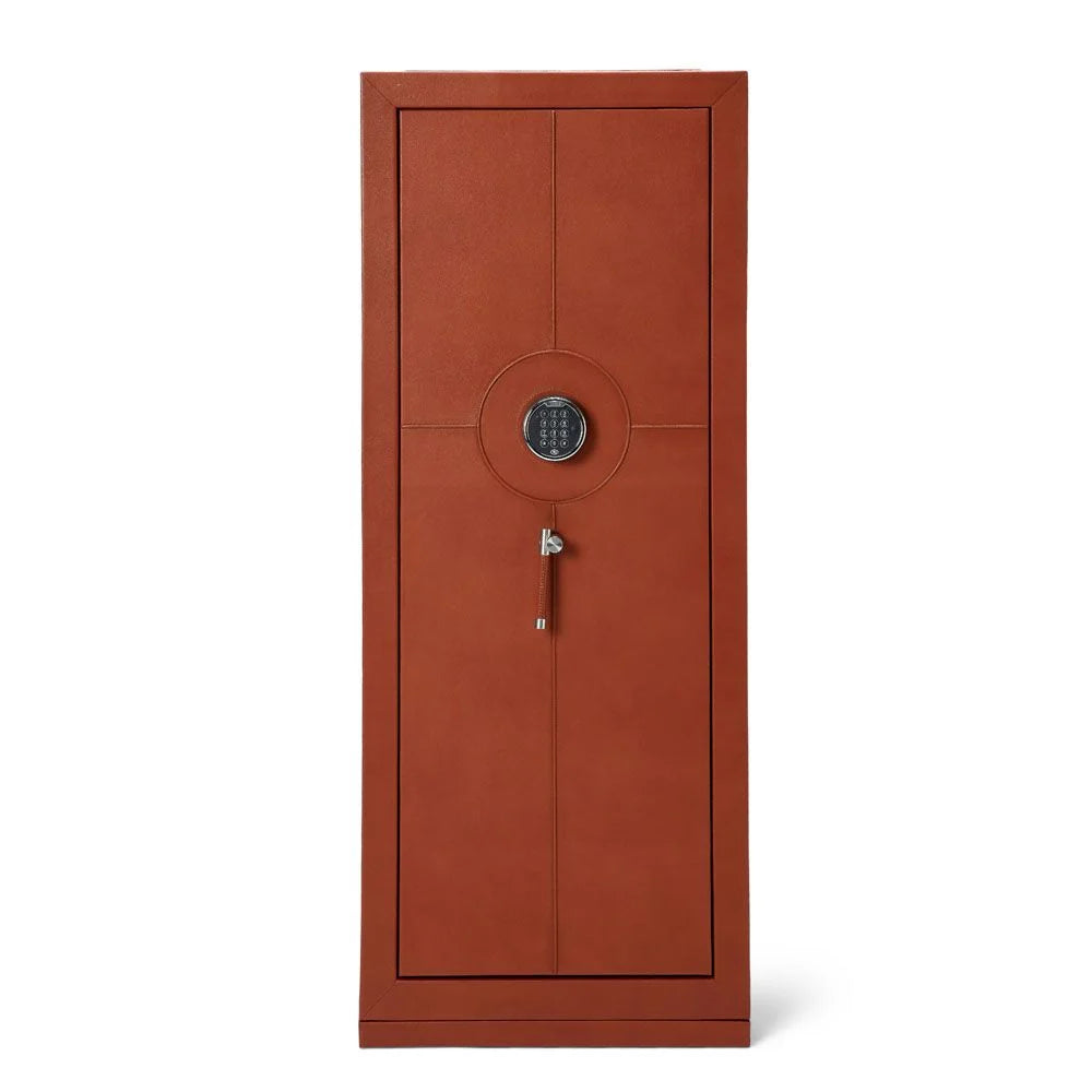 Churchill 12-teiliges Uhrenbeweger-Safe Cognac