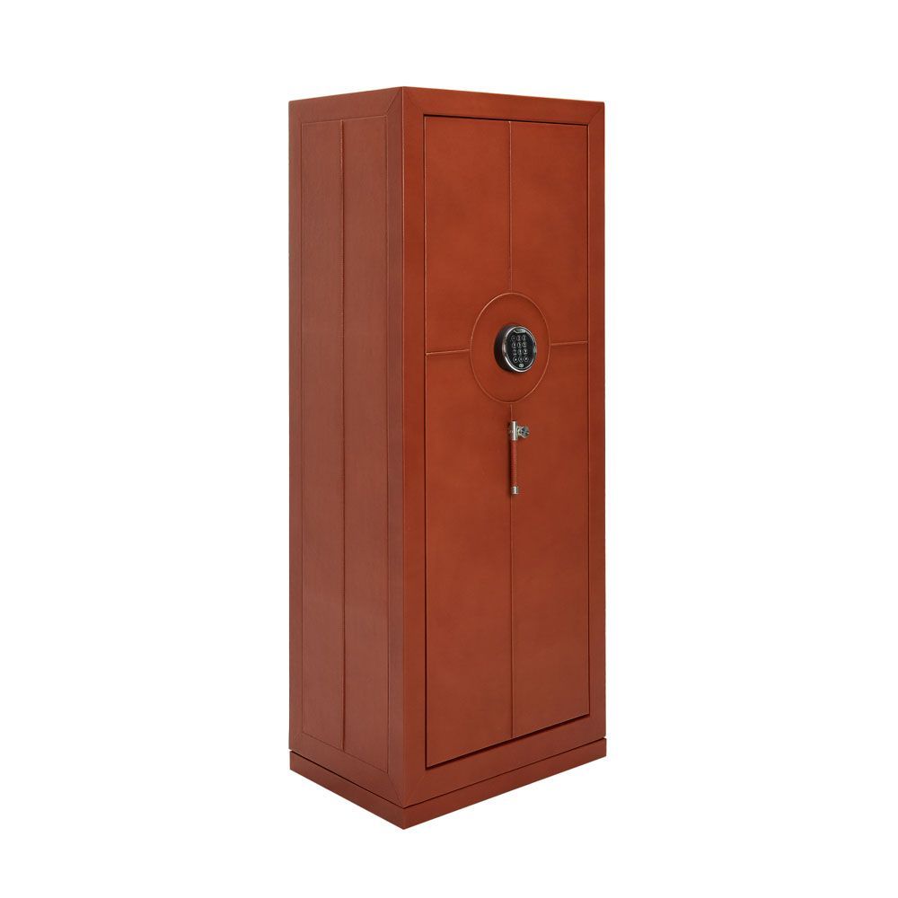 Churchill 12-teiliges Uhrenbeweger-Safe Cognac